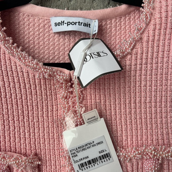 Self-Portrait Pink Mini Dress - Picture 6 of 8